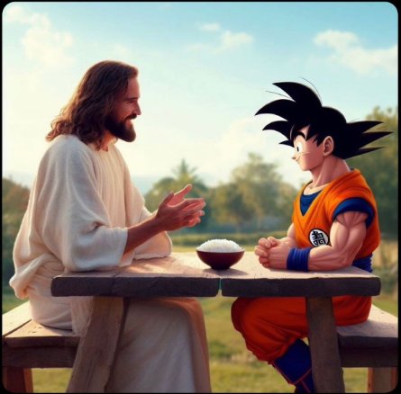 jesus and goku pics